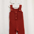 LANGYARNS Kits Knitting Pattern WYNTER Romper Pattern Kit in Merino 200 Bébé by LANGYARNS | Punto 99-004