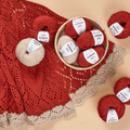 The Knitter Knitting Pattern Approximately 160 x 81.5cm | 7 balls 1192.0087 | 2 balls 1192.0026 Autumn-Dahlia-Shawl The Knitter Knit-A-Long 2026 | LANGYARNS by Kath Andrews