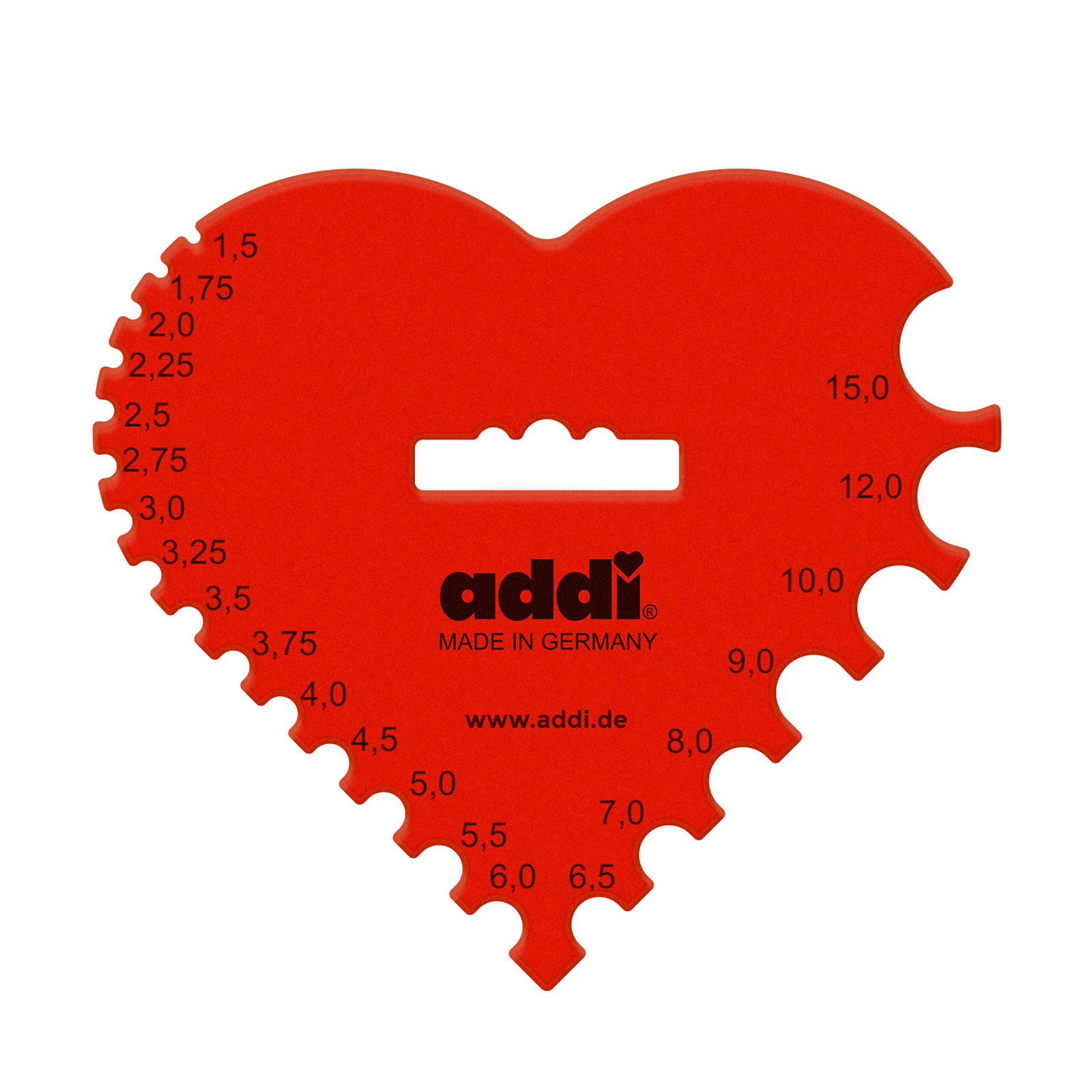 Addi Knitting Needles Addi | addiTwin | Crochet hook Gauge Gauge | 409-7