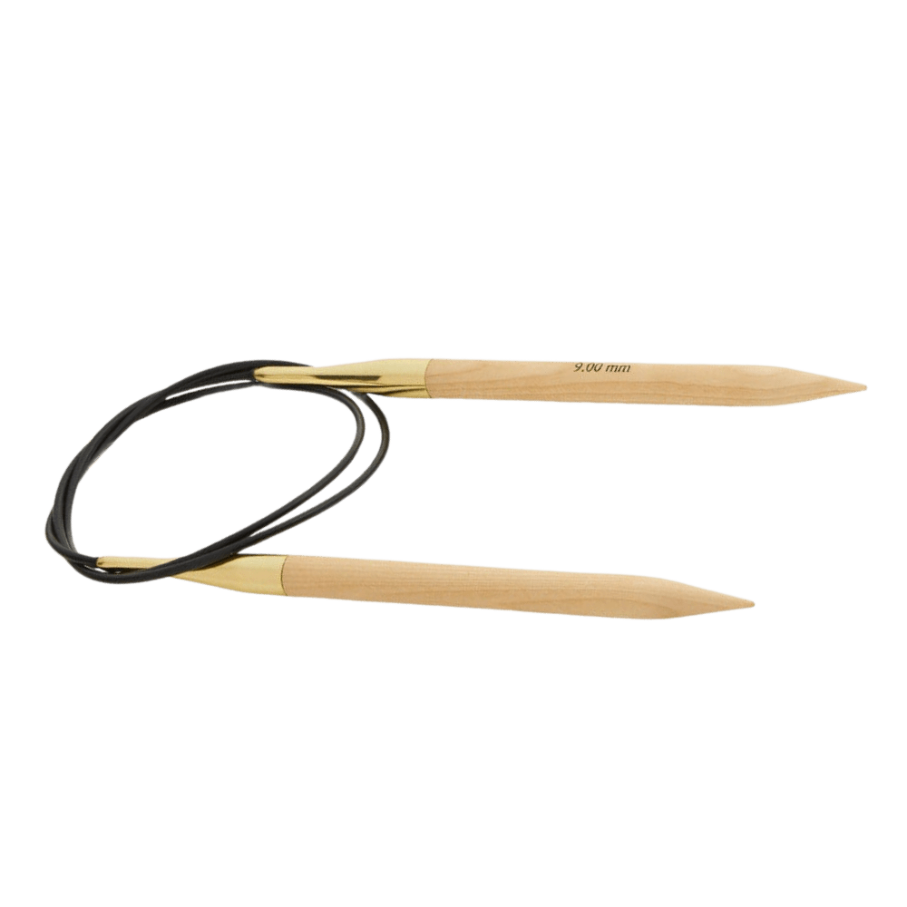 KnitPro Knitting Needles 2.00mm KnitPro | Basix Wood | Fixed Circular Knitting Needles | 40cm