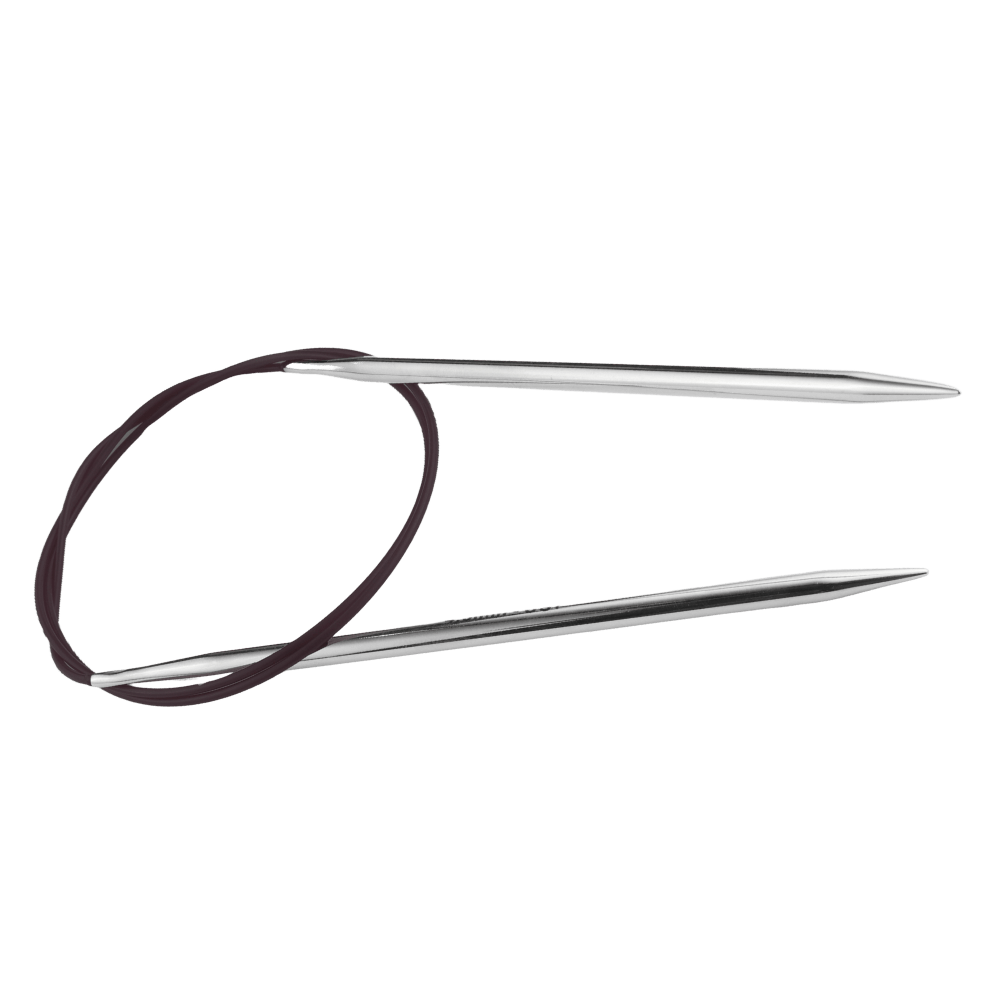 Ferri Da Maglia Circolari KnitPro Nova - 40cm X 2.75mm In Metallo Argentato - Foto 3