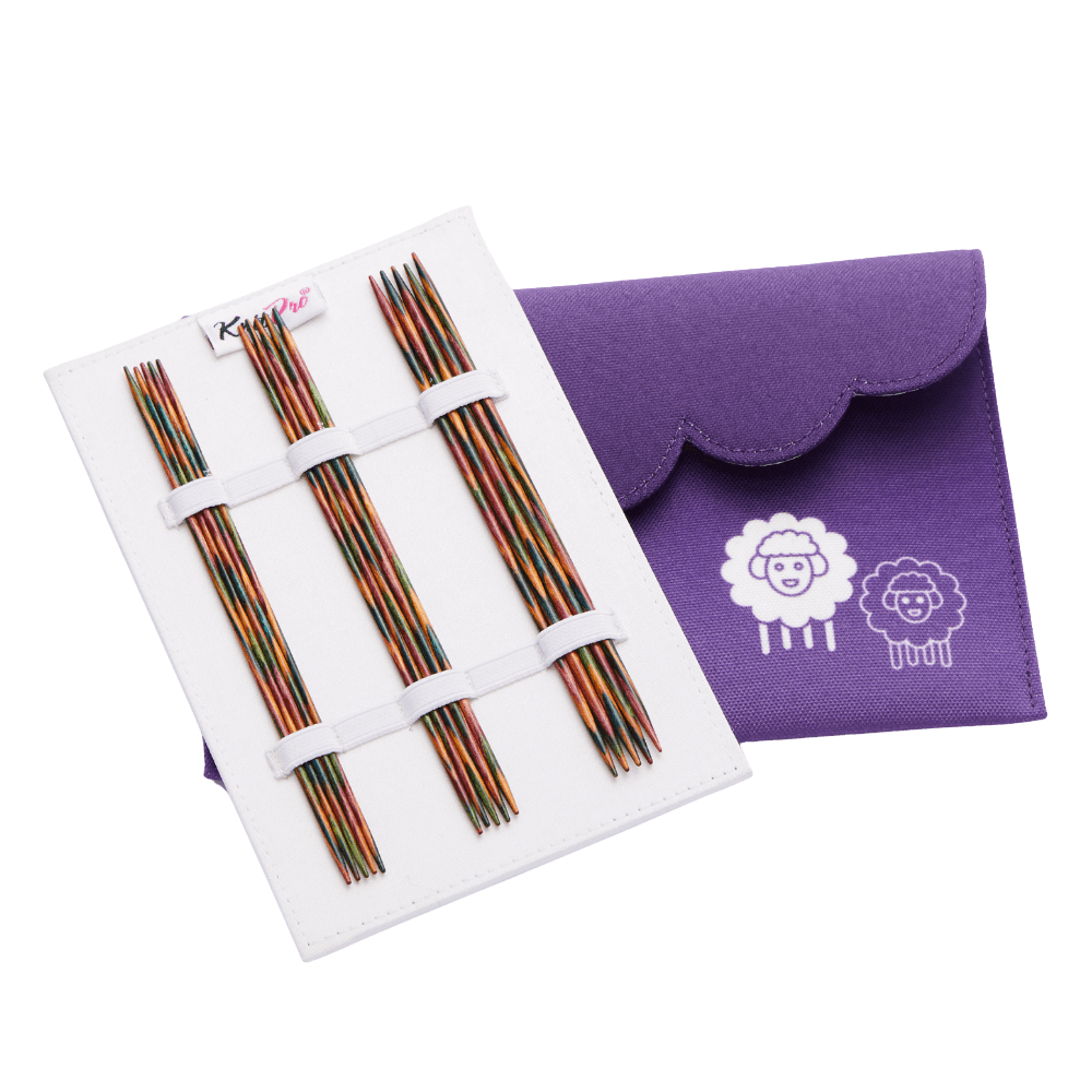 KnitPro Knitting Needles KnitPro | Symfonie | Double Pointed Sock Knitting Needle Set (DPN's) | 15cm