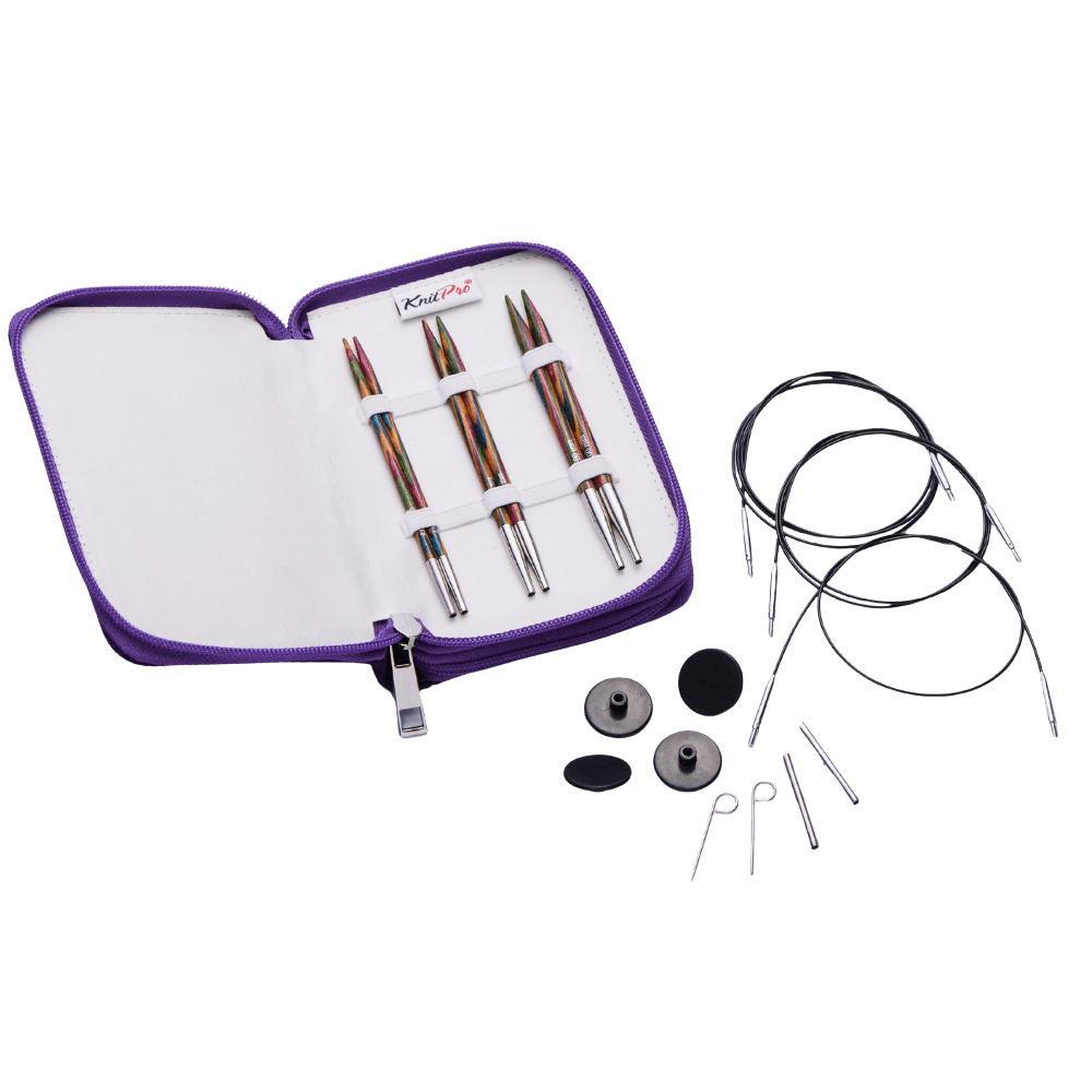 KnitPro Knitting Needles KnitPro | Symfonie | Starter 13cm Interchangeable Circular Knitting Needle Set