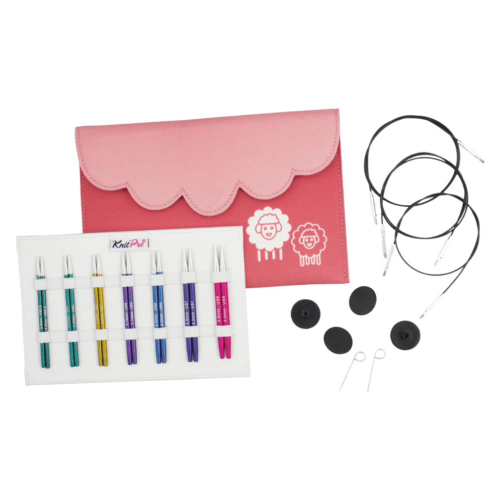 KnitPro Knitting Needles KnitPro | Zing | 10cm Interchangeable Knitting Needle Midi Set