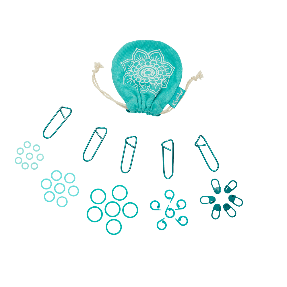 KnitPro Knitting Needles The Mindful Collection | Mindful Stitch Markers - mega pack of 100