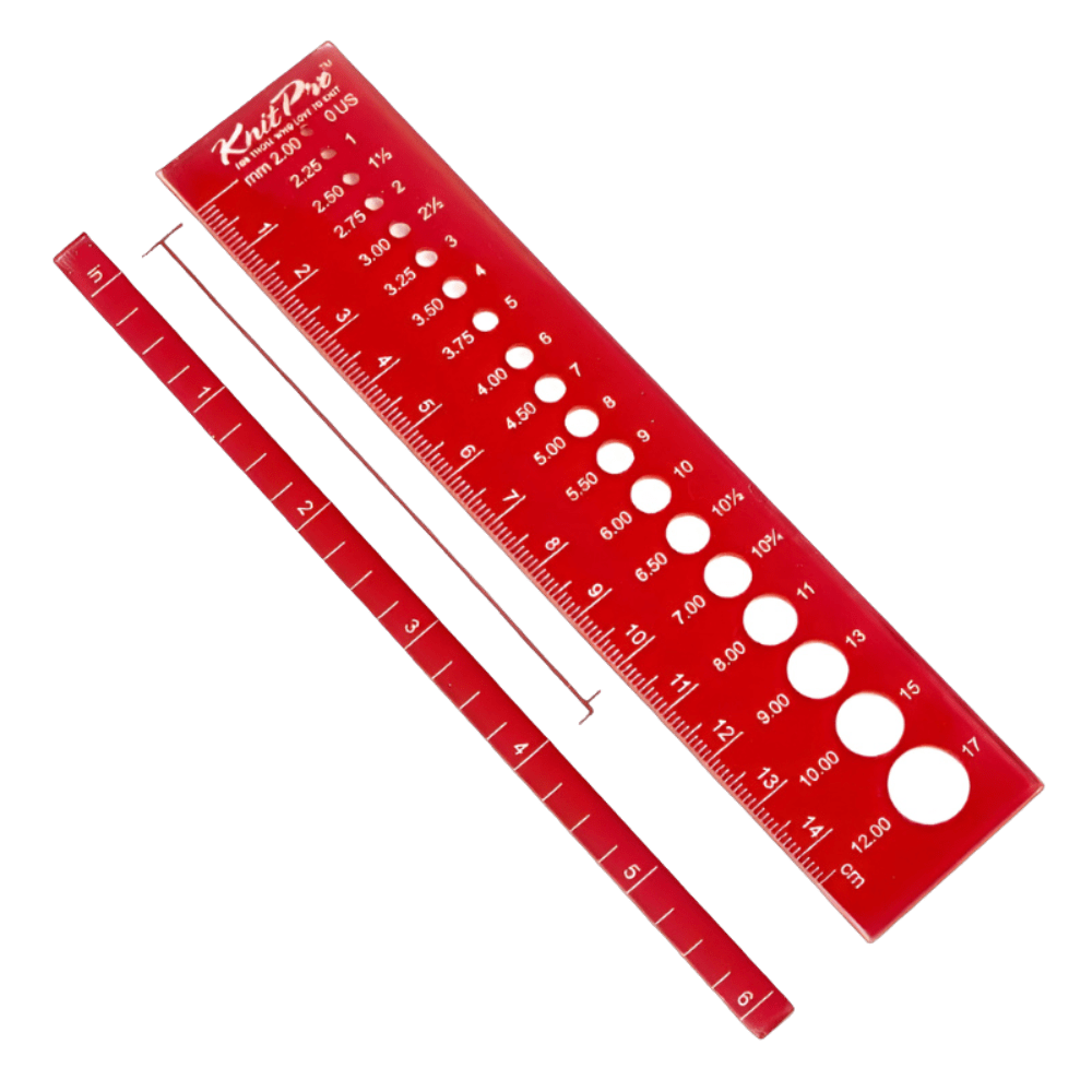 KnitPro needle gague KnitPro | Needle View Sizer - Rectangle