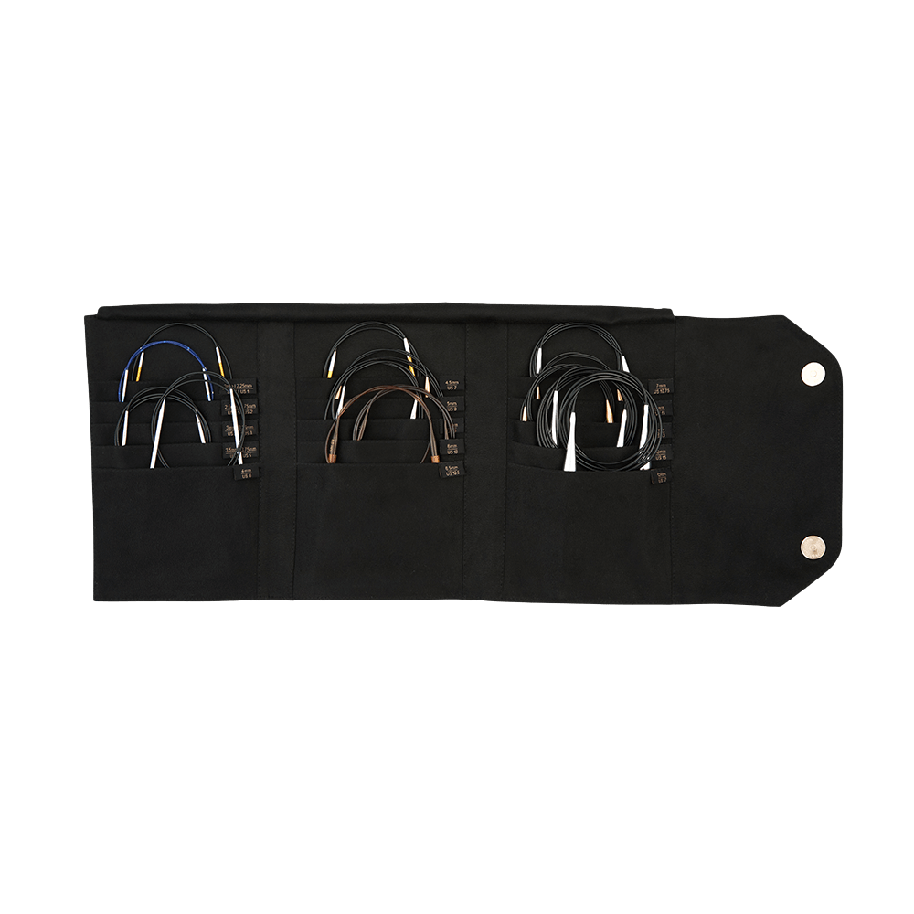 KnitPro Storage Devices KnitPro | Coal Collection | Fixed Circular Knitting Needle Case