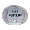 Lang Yarns Baby Wool Grey - Multicolour LANGYARNS | Baby Yarn | MERINO 200 BÉBÉ COLOUR | 4-Ply | 155