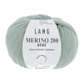 Lang Yarns Knitting Pattern 56-62 - 4 balls / sage 71.0392 ASTA Sweater Pattern Bundle in Merino 200 Bébé by LANGYARNS | Punto 80-017