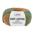 Lang Yarns Knitting Pattern 62 - 3 balls / turguoise/pink/yellow 786.0079 Top down sweater Pattern Bundle in BABY COTTON COLOUR by LANGYARNS | Punto 56-002