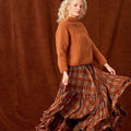 Lang Yarns Knitting Pattern ADELZA Sweater Pattern Bundle in Phoenix by LANGYARNS | Fatto a Mano 282-031