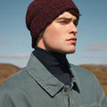 Lang Yarns Knitting Pattern ALEC Hat Mens Pattern Bundle in Donegal Tweed+ by LANGYARNS | Punto 87-088