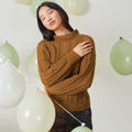 Lang Yarns Knitting Pattern ANNABEL Sweater Pattern Bundle in ZEN by LANGYARNS | Fatto a Mano 278-002