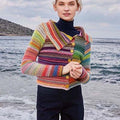 Lang Yarns Knitting Pattern ANTHEA Jacket Pattern Bundle in Infinity by LANGYARNS | Punto 85