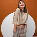 Lang Yarns Knitting Pattern ARINA Cropped sweater Pattern Bundle in Vaya by LANGYARNS | Fatto a Mano 280-024