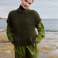Lang Yarns Knitting Pattern AT CROSSROADS Slipover Pattern Bundle in Fire by LANGYARNS | WOOLADDICTS #15-039