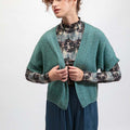 Lang Yarns Knitting Pattern BETTINA Short-sleeved cardigan Pattern Bundle in Vaya by LANGYARNS | Fatto a Mano 280-054