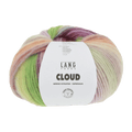 Lang Yarns Knitting Pattern ca 30 x 34 cm - 1 balls / purple/green/blue 1077.0009 Leg warmers Pattern Bundle in CLOUD by LANGYARNS | Punto 45-009