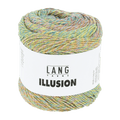Lang Yarns Knitting Pattern ca 34x190 cm - 4 balls / yellow/rose/light green/aqua 1155.0004 GIA Scarf Pattern Bundle in Illusion by LANGYARNS | Punto 81-005