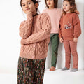 Lang Yarns Knitting Pattern Cardigan Pattern Bundle in ATLANTIS by LANGYARNS | Punto 41-009