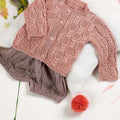 Lang Yarns Knitting Pattern Cardigan with cable pattern Pattern Bundle in BABY COTTON by LANGYARNS | Punto 36-011