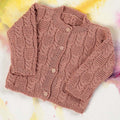 Lang Yarns Knitting Pattern Cardigan with cable pattern Pattern Bundle in BABY COTTON by LANGYARNS | Punto 36-011