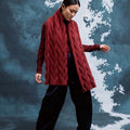 Lang Yarns Knitting Pattern CAROLINE Scarf Pattern Bundle in Mohair 21 by LANGYARNS | Fatto a Mano 286-045