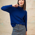 Lang Yarns Knitting Pattern CLARA Sweater Pattern Bundle in Cashmere Premium by LANGYARNS | Punto 60-007