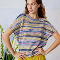 Lang Yarns Knitting Pattern DELILAH Slipover Pattern Bundle in Fiesta by LANGYARNS | Fatto a Mano 284-014