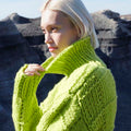 Lang Yarns Knitting Pattern DESERT BLOOM Sweater Pattern Bundle in Fire by LANGYARNS | WOOLADDICTS #13-006