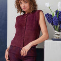 Lang Yarns Knitting Pattern Duffy Vest Pattern Bundle in Velvet by LANGYARNS | Fatto a Mano 288-041