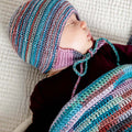 Lang Yarns Knitting Pattern Earflap hat Pattern Bundle in MERINO 200 BEBE COLOUR by LANGYARNS | Punto 54-004