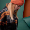 Lang Yarns Knitting Pattern ELKE Hat Pattern Bundle in Baby Alpaca by LANGYARNS | Fatto a Mano 286-005