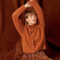 Lang Yarns Knitting Pattern ELSIE Cardigan Pattern Bundle in Phoenix by LANGYARNS | Fatto a Mano 282-030