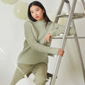 Lang Yarns Knitting Pattern ELVIRA Sweater Pattern Bundle in MALOU LIGHT by LANGYARNS | Fatto a Mano 278-014