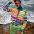 Lang Yarns Knitting Pattern FABIANA Cardigan Pattern Bundle in Infinity by LANGYARNS | Punto 85