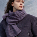 Lang Yarns Knitting Pattern FAUVE Scarf Pattern Bundle in Nomad by LANGYARNS | Fatto a Mano 286-060