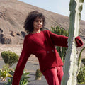 Lang Yarns Knitting Pattern FLAMING HUE Cardigan Pattern Bundle in Glory by LANGYARNS | WOOLADDICTS #13-025