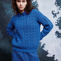 Lang Yarns Knitting Pattern FLAVIA Sweater Pattern Bundle in Yak by LANGYARNS | Fatto a Mano 286-055