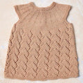 Lang Yarns Knitting Pattern FREJA Tunic Pattern Bundle in Baby Cotton Naturally Colored by LANGYARNS | Punto 83-002