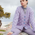 Lang Yarns Knitting Pattern GATHERING STORM Cardiagan Pattern Bundle in Promise by LANGYARNS | WOOLADDICTS #15-002