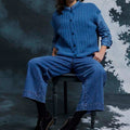 Lang Yarns Knitting Pattern GIULIA Vest Pattern Bundle in Suri Alpaca by LANGYARNS | Fatto a Mano 286-057