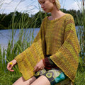 Lang Yarns Knitting Pattern GOLDA Poncho Pattern Bundle in Illusion by LANGYARNS | Punto 81-006