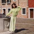 Lang Yarns Knitting Pattern HANDMADE INDULGENCE Sweater Pattern Bundle in Glow by LANGYARNS | WOOLADDICTS #16-011