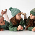 Lang Yarns Knitting Pattern Hat Pattern Bundle in ATLANTIS by LANGYARNS | Punto 41-005