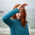 Lang Yarns Knitting Pattern IMOGEN Sweater Pattern Bundle in Donegal Woolen Spun by LANGYARNS | Punto 87-147