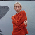 Lang Yarns Knitting Pattern ISSA Sweater Pattern Bundle in DONEGAL TWEED+ by LANGYARNS | Punto 77-011