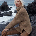 Lang Yarns Knitting Pattern JANA Sweater Pattern Bundle in DONEGAL TWEED+ by LANGYARNS | Punto 77-015