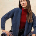 Lang Yarns Knitting Pattern JASMIN Cardigan Pattern Bundle in Cashmere Light by LANGYARNS | Punto 60-011