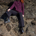 Lang Yarns Knitting Pattern KAEL Unisex Cardigan Pattern Bundle in Donegal Woolen Spun by LANGYARNS | Punto 87-267